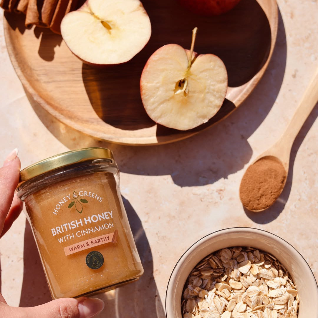 British Honey with Cinnamon 240g