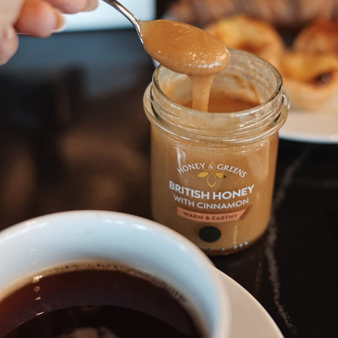 British Honey with Cinnamon 240g
