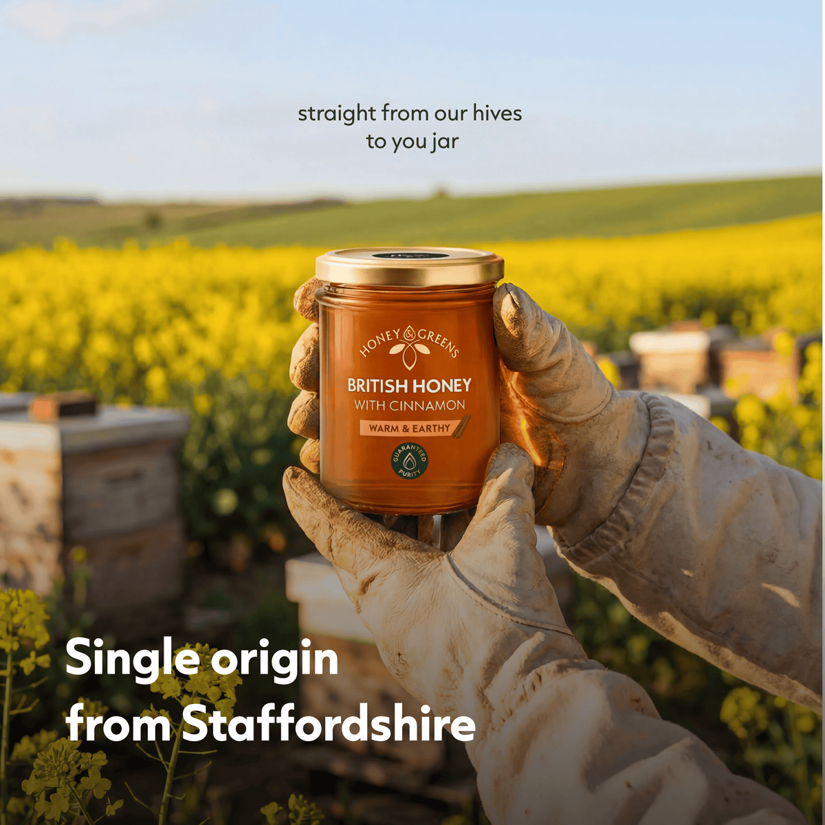 British Honey with Cinnamon 240g
